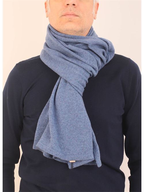 Maxi cashmere scarf Art Tricot | MAXISCIARPACASHMEREAZZURRO